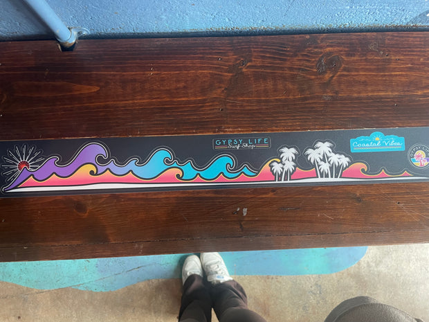 Huxtable Wave/Palms Horizon Sticker