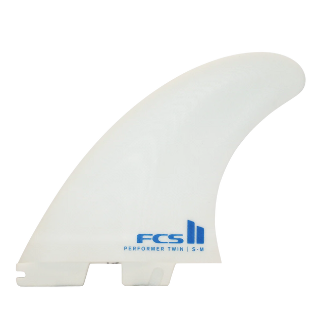 FCS II Performer Twin + 1 Fin Set M/L - White – Gypsy Life Surf Shop