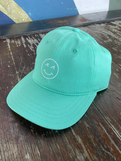 Smiley Dad Hat - Seafoam