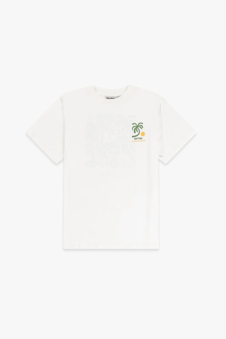 Trees Ss T-Shirt - Vintage White