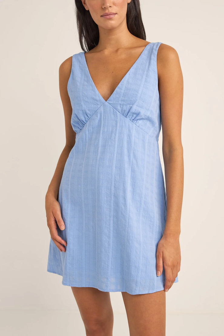 Tyler Mini Dress - Cornflower