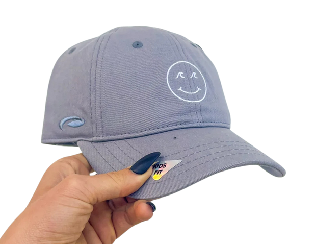 Kids Smiley Dad Hat - Metal