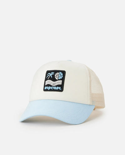 Mixed Revival Trucker - White