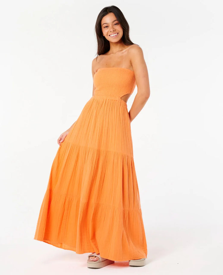 Premium Surf Maxi Dress - Light Orange