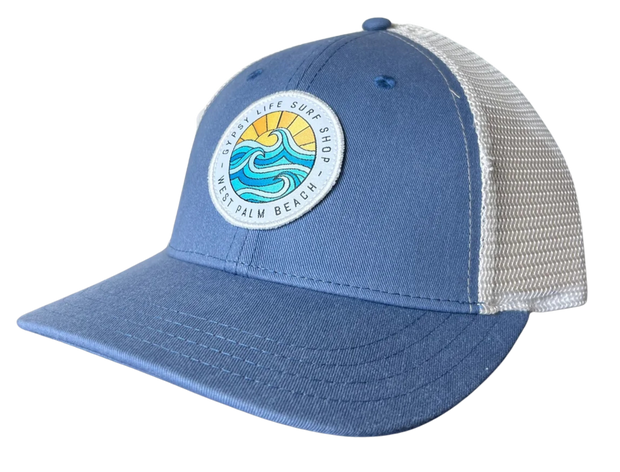 Gypsy Life Surf Shop Hat - OG Logo - Slate/Stone