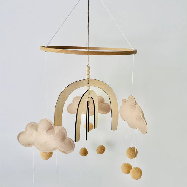 Boho Rainbow Nursery Mobile