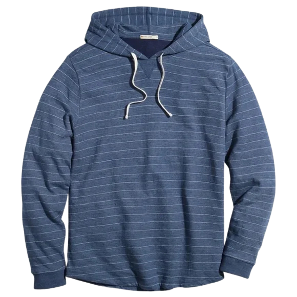DK Pullover Hoodie - Navy / White Stripe