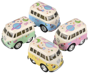 2" Flower Power VW Mini Bus