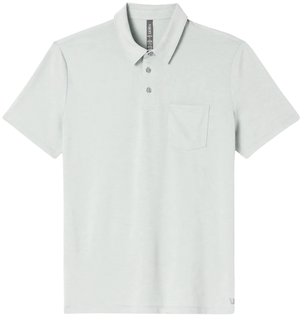 Zephyr Polo- Sky Grey
