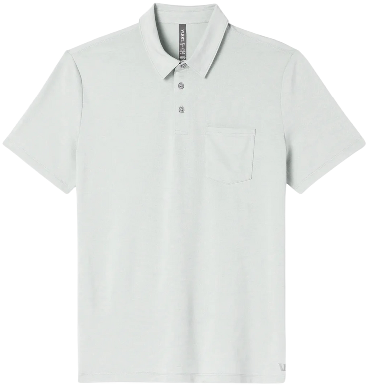 Zephyr Polo- Sky Grey