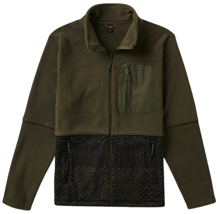 Landfall Fleece - Military Sashiko