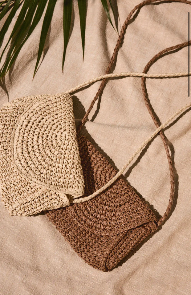 Sand Dollar Mini Straw Bag - Assorted