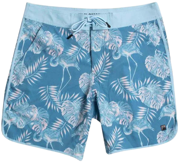 Flamingo Paradise Scallop Boardshorts