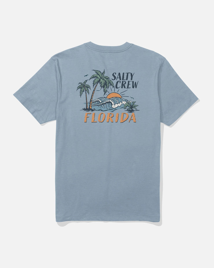Right Coast Tee - Blue Fog