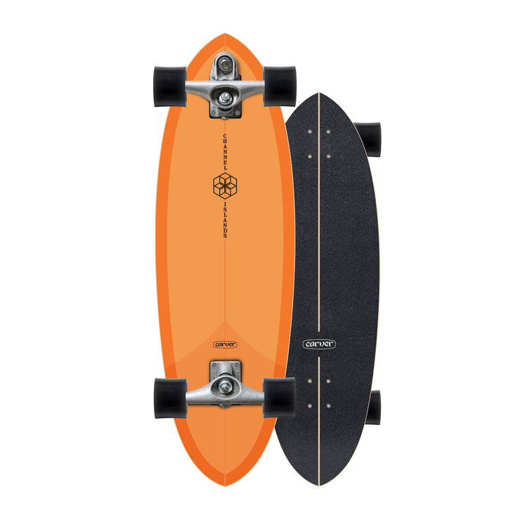 Carver C7 31.75'' CI Mid Orange Surfskate Complete