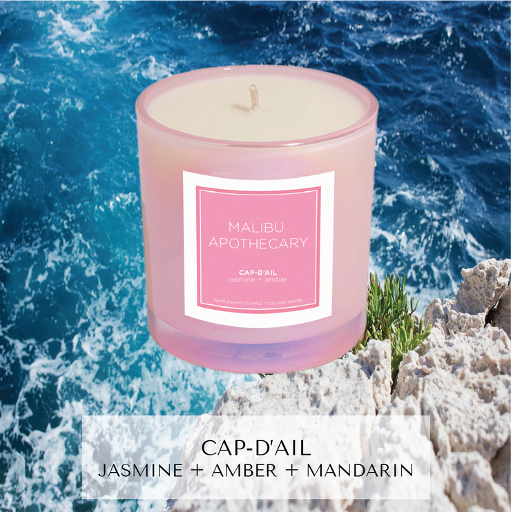 Iridescent Pink Candle - MONTAUK