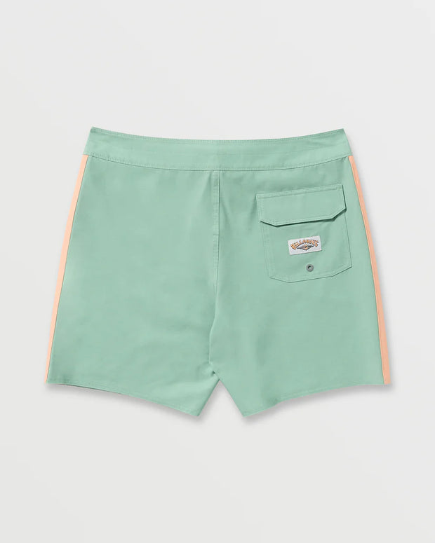 Kirra Pro Performance 18" Boardshorts - MIST GREEN