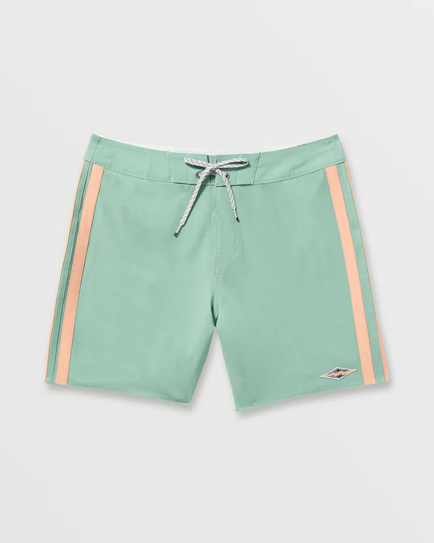 Kirra Pro Performance 18" Boardshorts - MIST GREEN