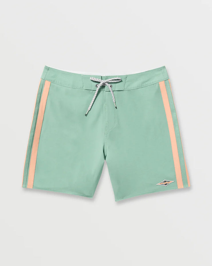 Kirra Pro Performance 18" Boardshorts - MIST GREEN