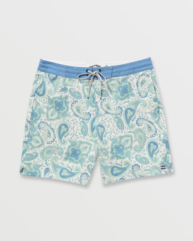 Good Times Lo Tide 18" Boardshorts - Seafoam