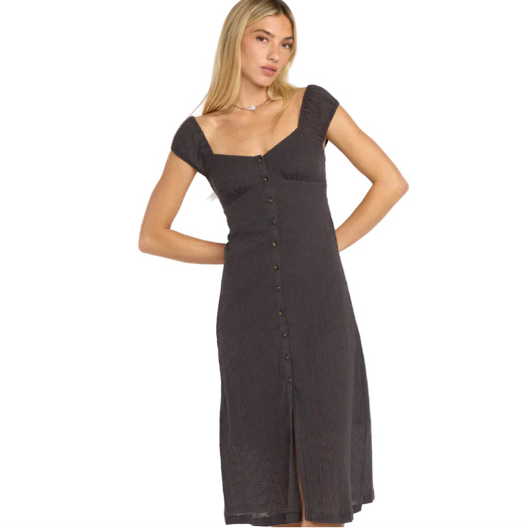 Distant Tides Dress - Black Sands