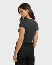 To The Roots Short Sleeve T-Shirt - Off Black