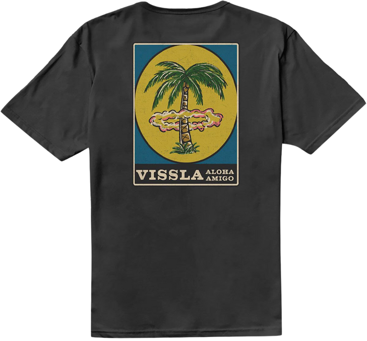 Atomic Palms Organic Tee - Phantom