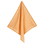 Daisy Check Bandana in Orange