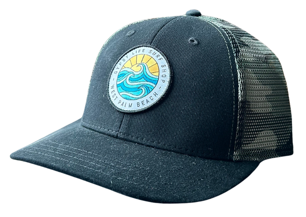 Gypsy Life Surf Shop - OG Logo - Black/Army Camo