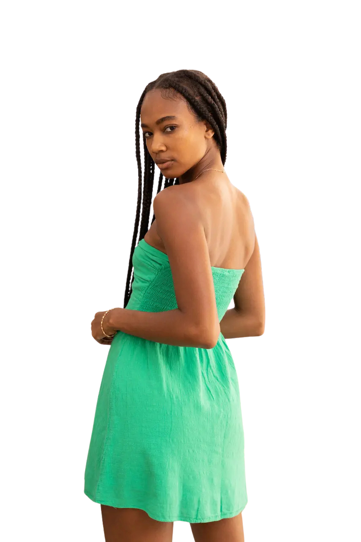 Zoey Dress- Emerald Green