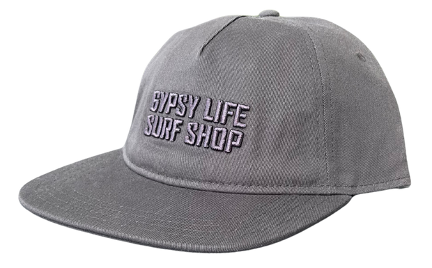 Gypsy Life Surf Shop Basic Logo Hat - Carbon