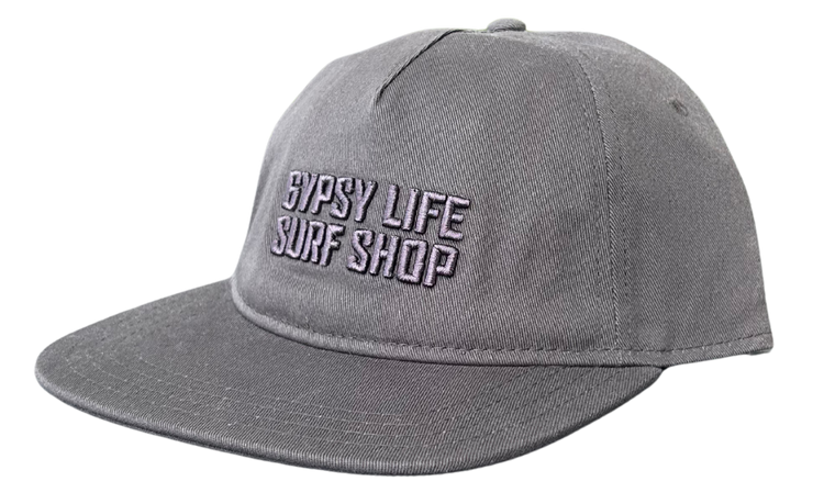 Gypsy Life Surf Shop Basic Logo Hat - Carbon
