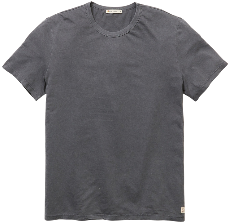 Signature Crew Tee - Asphalt