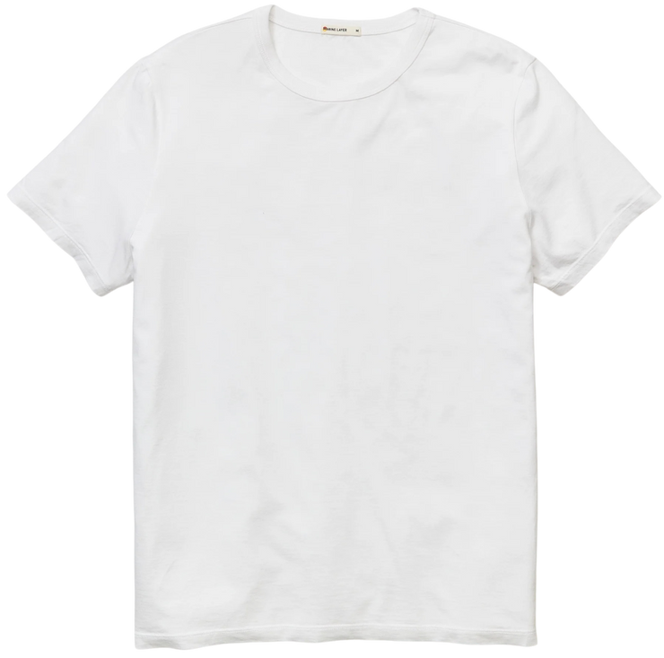 Signature Crew Tee - Pure White