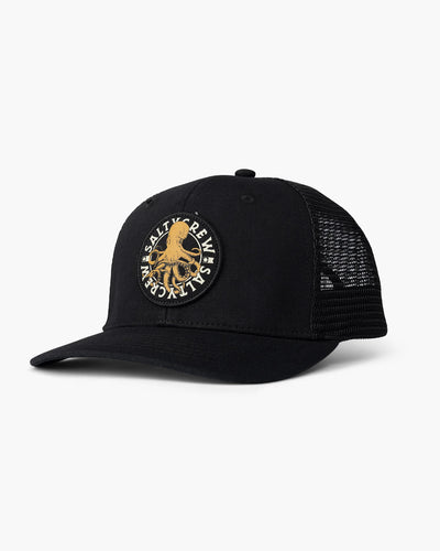 Tentacles Retro Trucker Hat - Black