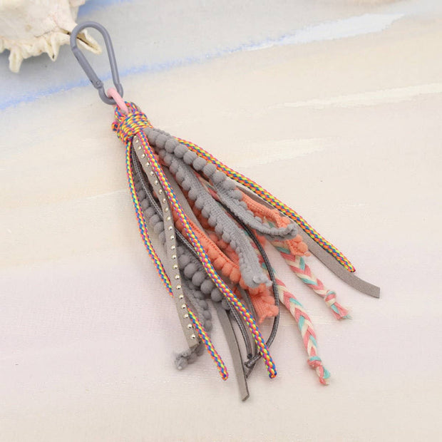 Bohemian Style Long Tassel Keychain - Assorted