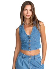 Indigo Skies Top - Salt Washed