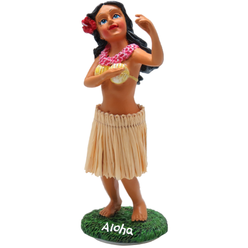 Mini Dashboard Hula Girl - Assorted