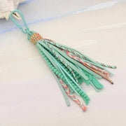 Bohemian Style Long Tassel Keychain - Assorted