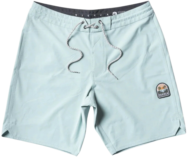 Solid Sets 18.5" Boardshort - Dusty Aqua