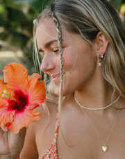 Wind & Sea Earrings: Matcha Green / Gold