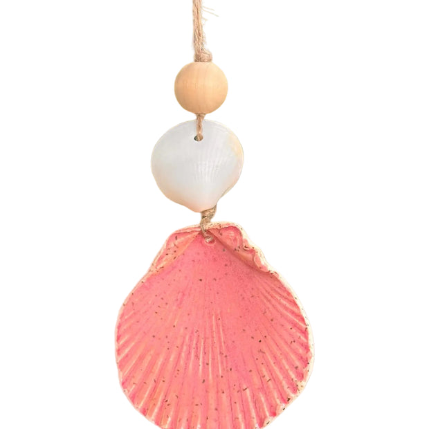 Ceramic Shell Car Diffuser with Caramel + Pistachio scent