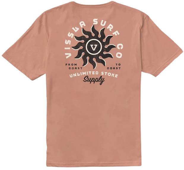 Spins Organic Tee - Papaya