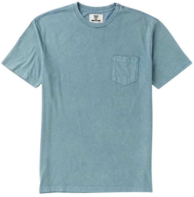 Solid Sets Cosmic Wash Short Sleeve Pocket Tee - Blue Haze