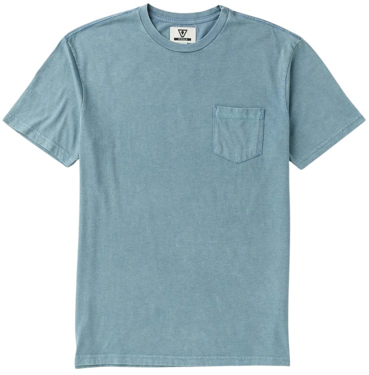Solid Sets Cosmic Wash Short Sleeve Pocket Tee - Blue Haze