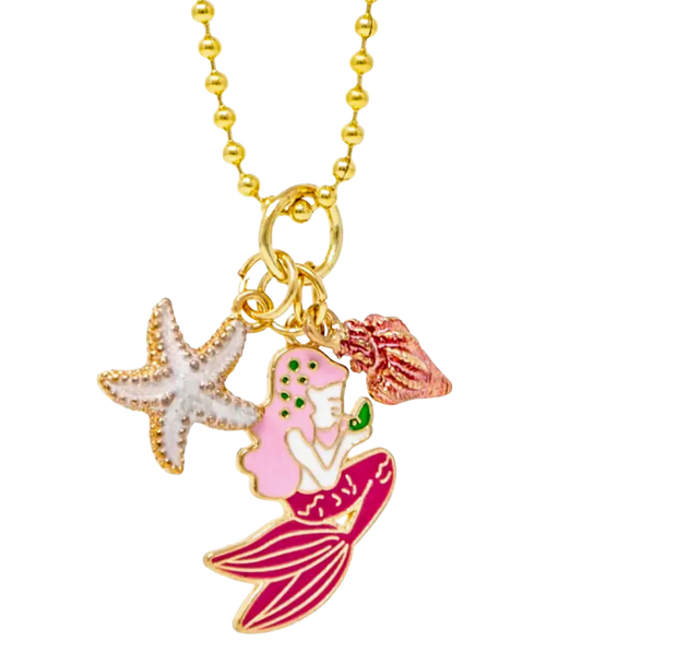Tiny Treats gold charm necklace - assorted