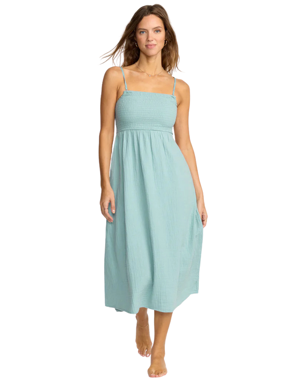 Off The Coast Dress - Blue Fog