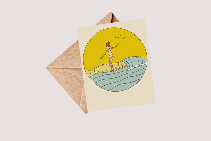 Boho Noserider Card