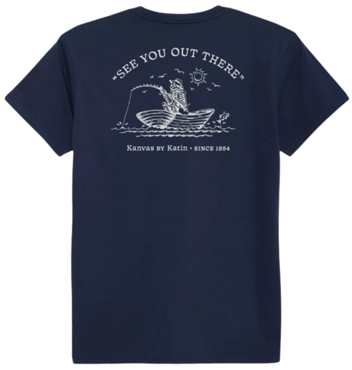 Cast Off Tee - Indigo