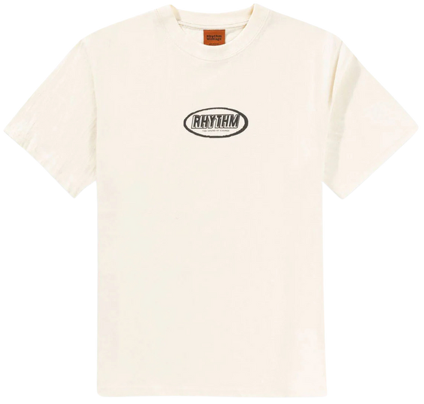 Elliptic Printed Vintage Ss T-Shirt - Ecru